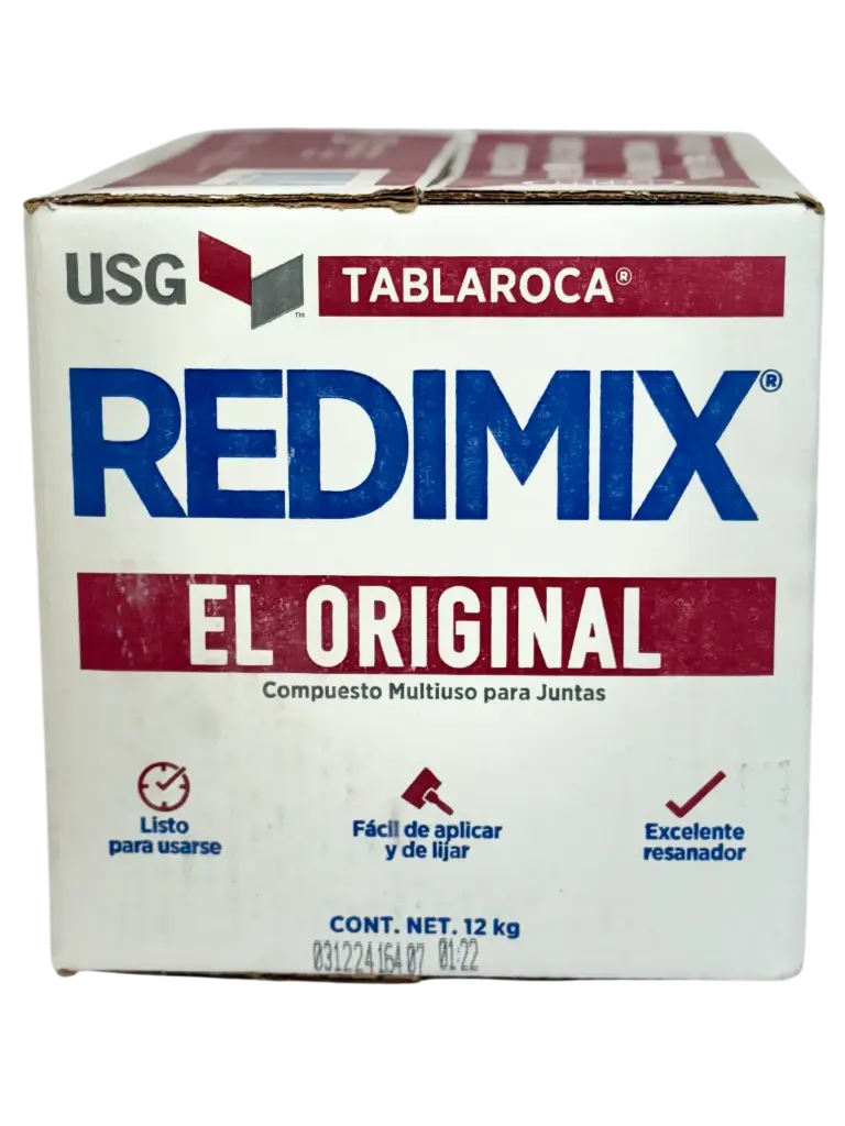 Compuesto Redimix® multiusos, caja con 12.0kg 