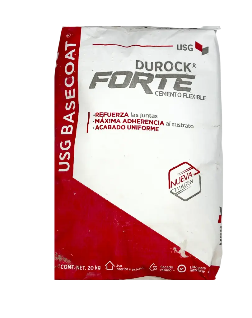 Adhesivo USG BASECOAT® DUROCK FORTE® Saco de 20Kg