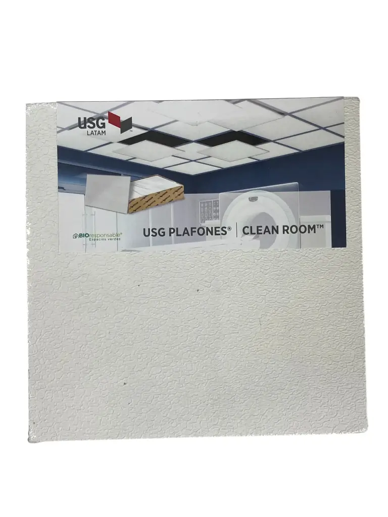 Clean Room Clima Plus Clase 100 2 x 4 Orilla Cuadrada (SQ) Firecode-Item: 56091