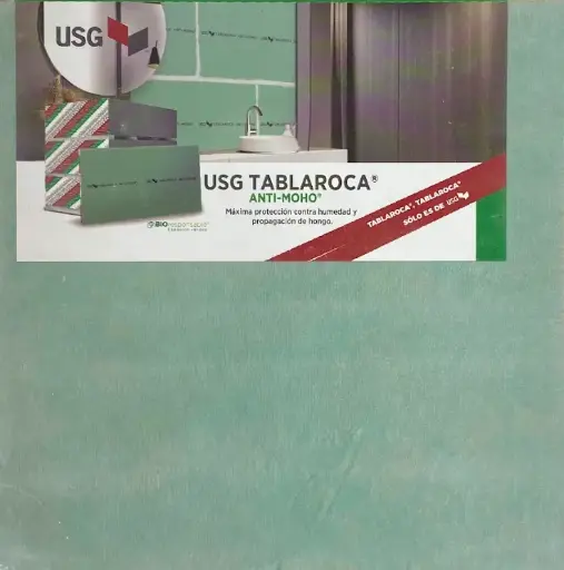 [TBAM13244] Tablaroca® Anti Moho 12.7mm (1/2")1.22m x 2.44m Precio por pieza